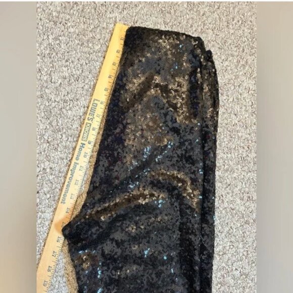 Commando sequins black pants size L - Picture 8 of 9